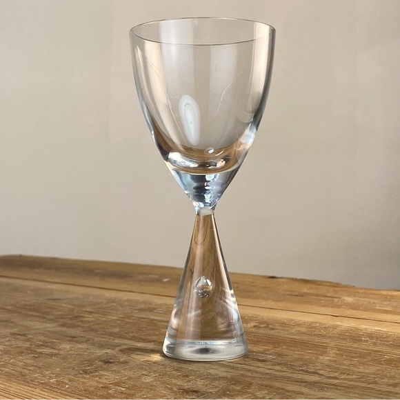 Holmegaard Princess White Wine Glass 5 1/2” Danish Design by Bent Severin - Picture 2 of 10